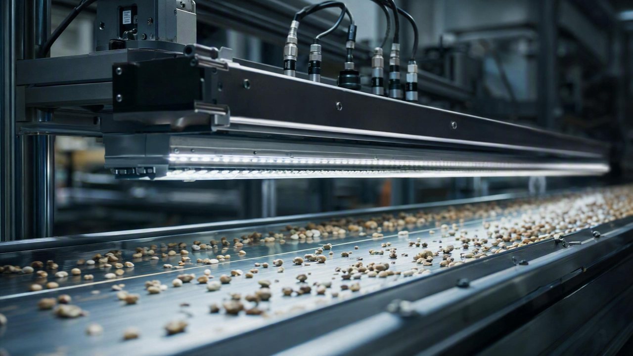 AI AOI for Nut Sorting: Quality Traceability & Data Closure