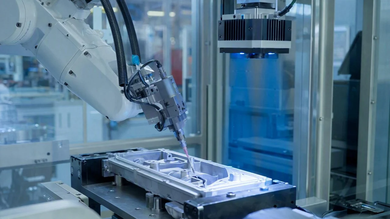 100% Inline 3D Inspection & Path Correction for Automotive Glue Dispensing