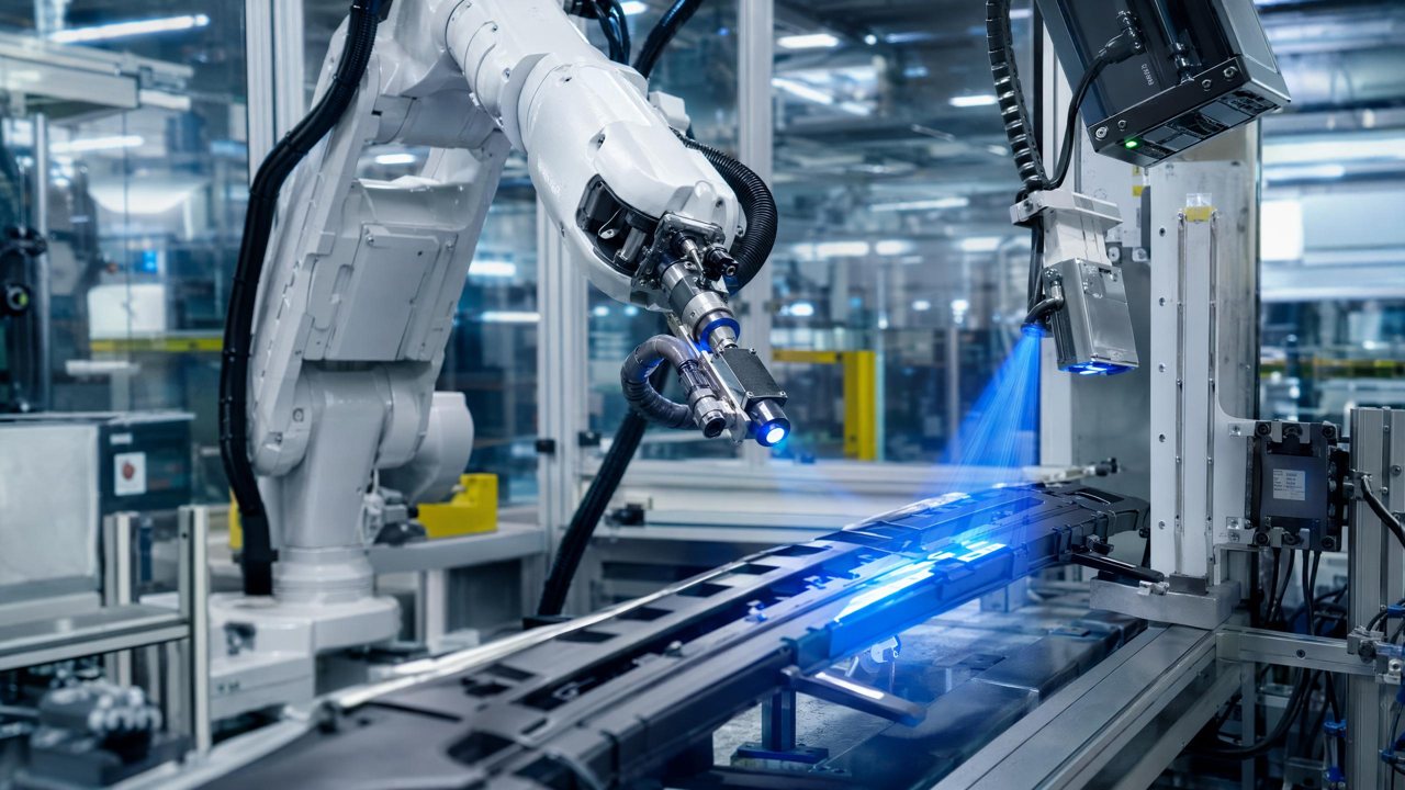DaoAI 3D Robot Vision Enables Online Detection and Correction of Automotive Gluing
