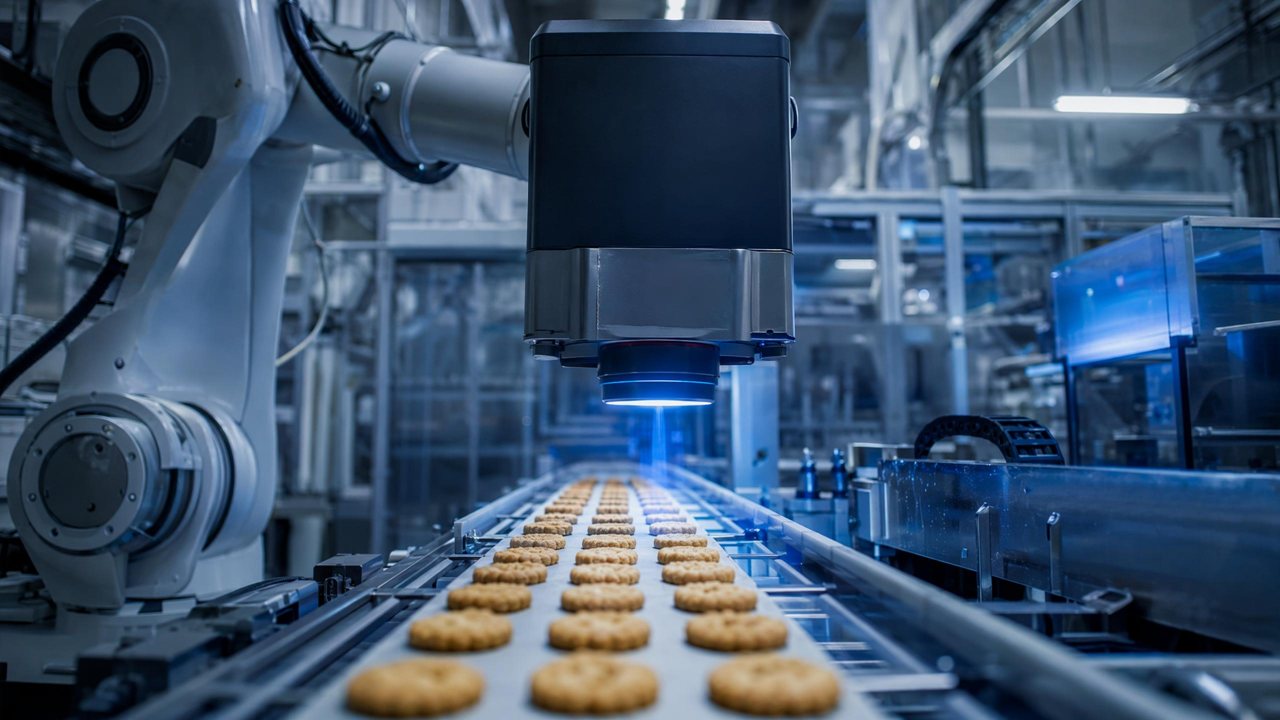 DaoAI 3D 機器人視覺實現食品異物剔除與品質分級