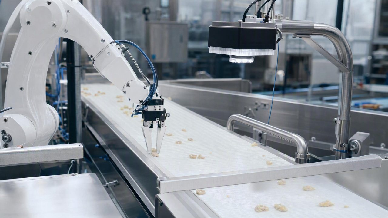 DaoAI 3D 機器人視覺:APDT 少樣本自訓練,食品異物剔除與品質分級