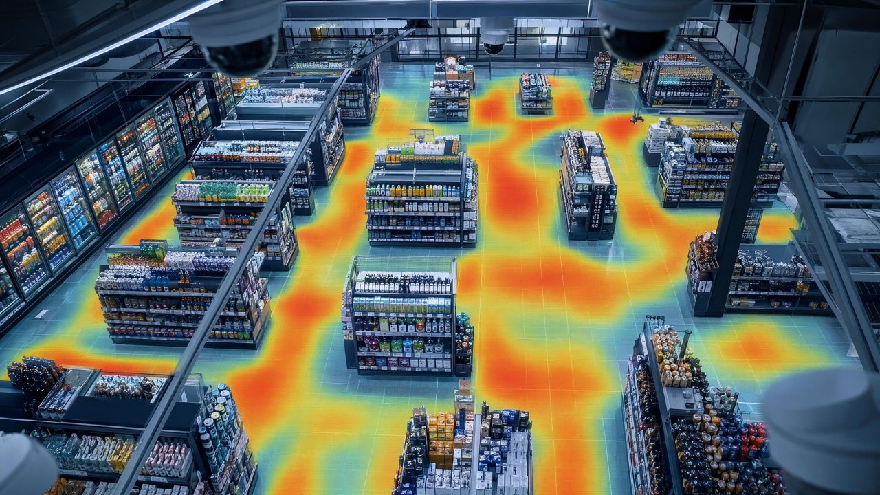 SkyVision: Retail Footfall Heatmap AI Analysis, Reducing Operational Lag by −63%