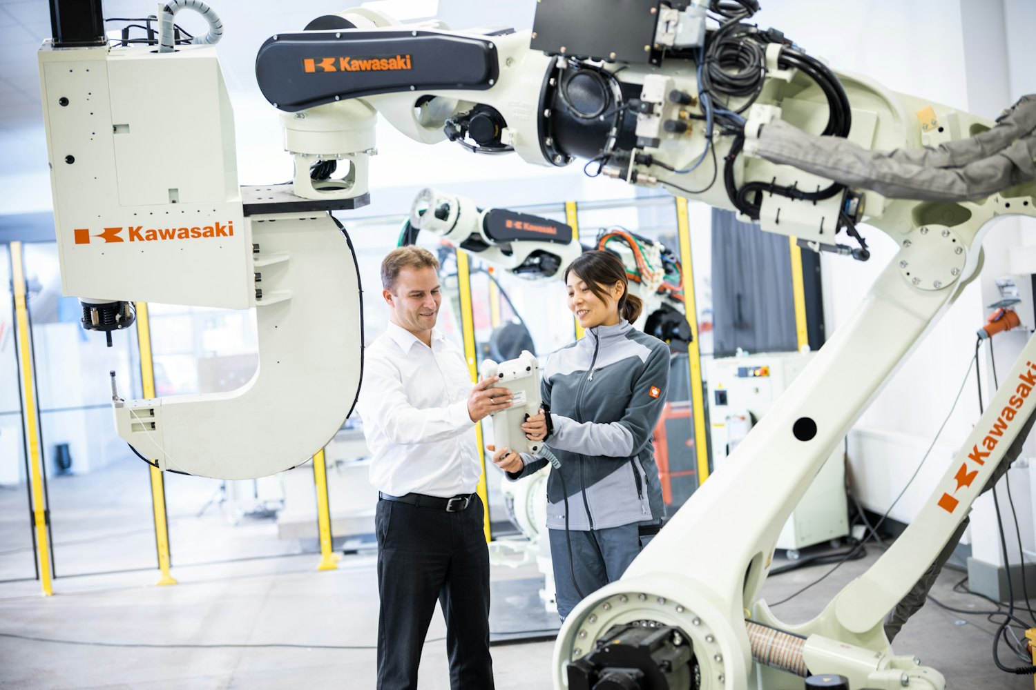 Collaborative robots in automated production